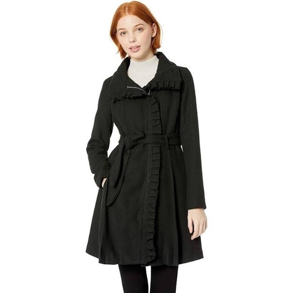 Steve madden black coat Clearance